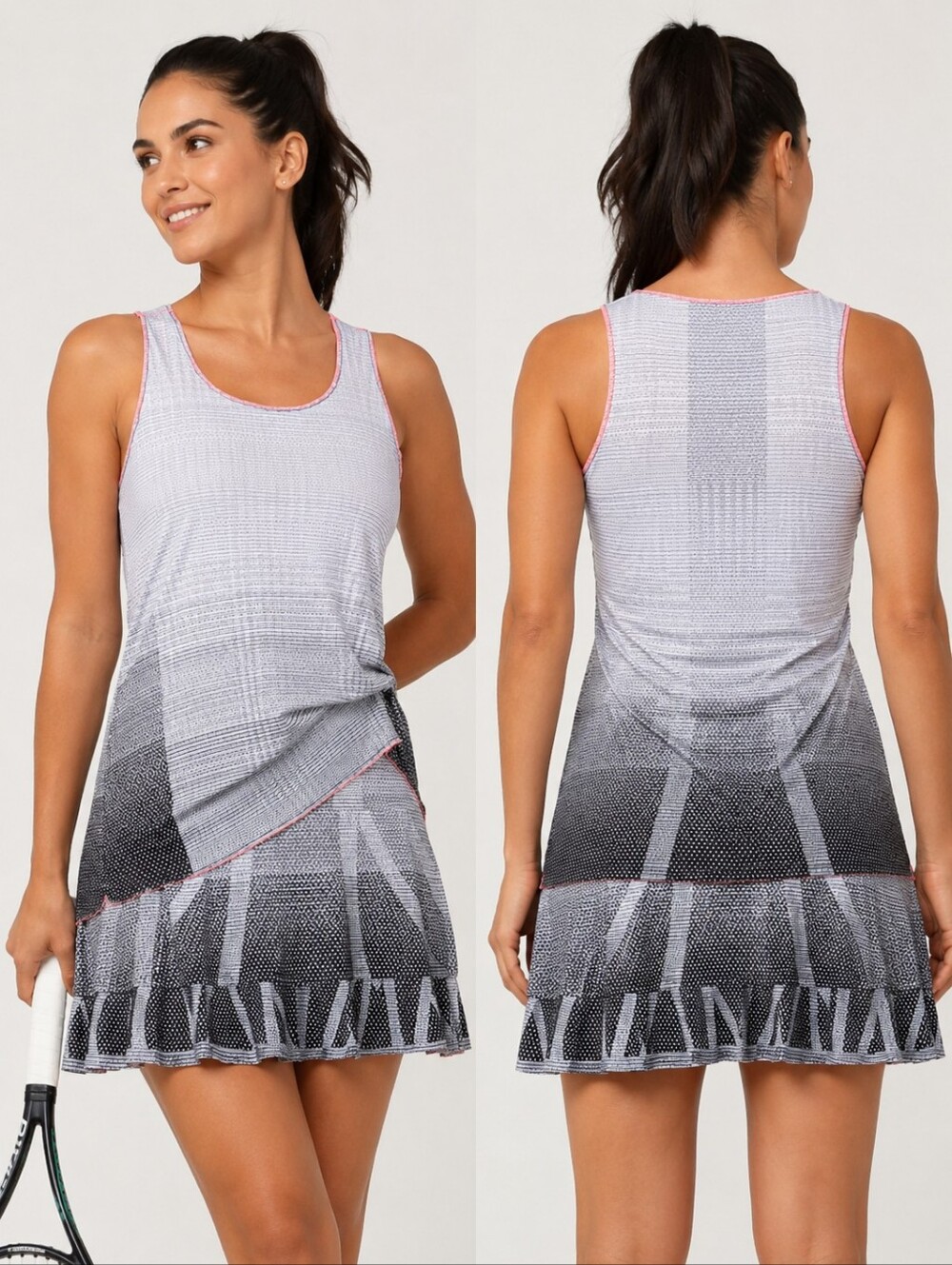 K-Swiss x Lucky in Love 2-Piece Tennis Set | Tank Top & Ruffle Skort | Small